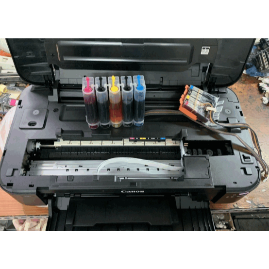 Máy in màu canon 6770 cũ thay đầu in mới tinh