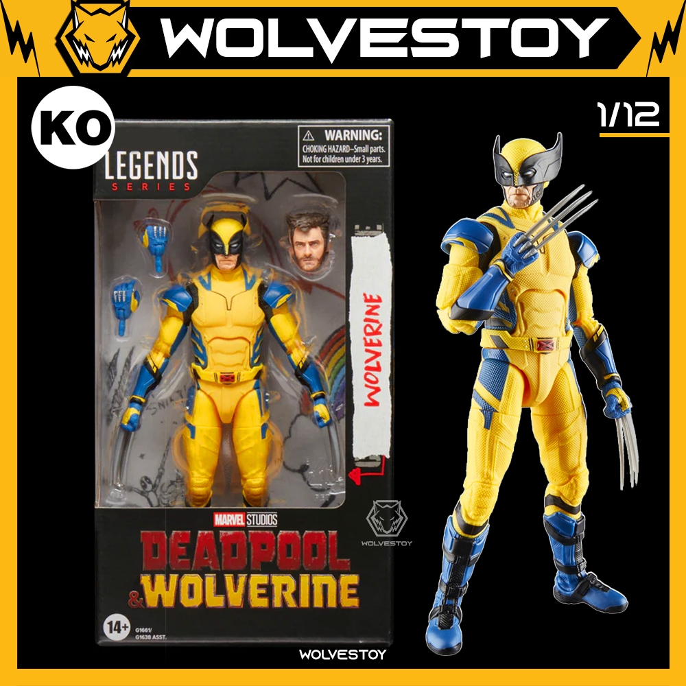 Mô Hình Marvel Legends Deadpool & Wolverine 1/12 Action Figure (KO)