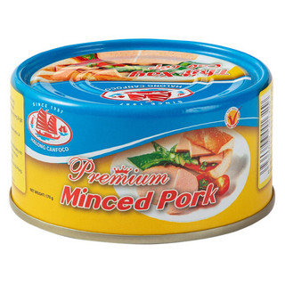 THỊT XAY CAO CẤP HALONG CANFOCO HỘP 170G/ THỊT XAY CAO CẤP HẠ LONG