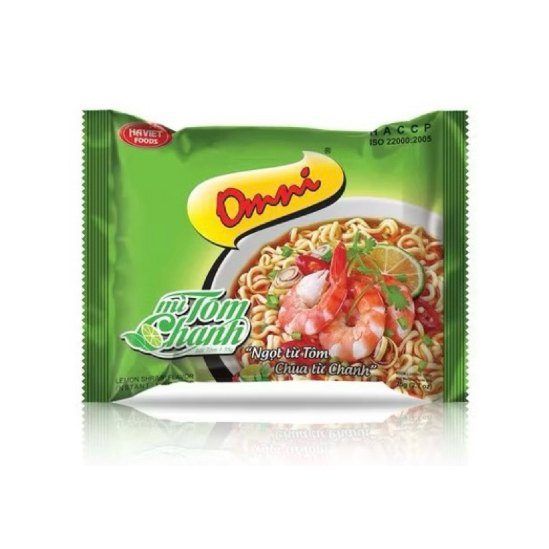 COMBO 4 GÓI MÌ TÔM CHANH OMNI 75G