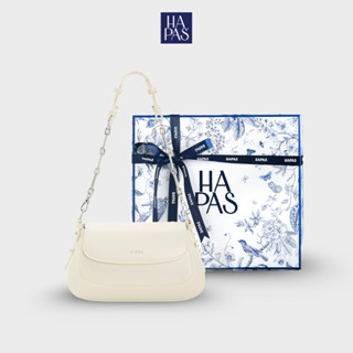 Bộ Quà Tặng Túi Xách Nữ Đeo Vai Chain Handle HAPAS Hobo Nắp Gập Size 23 - TDV24037