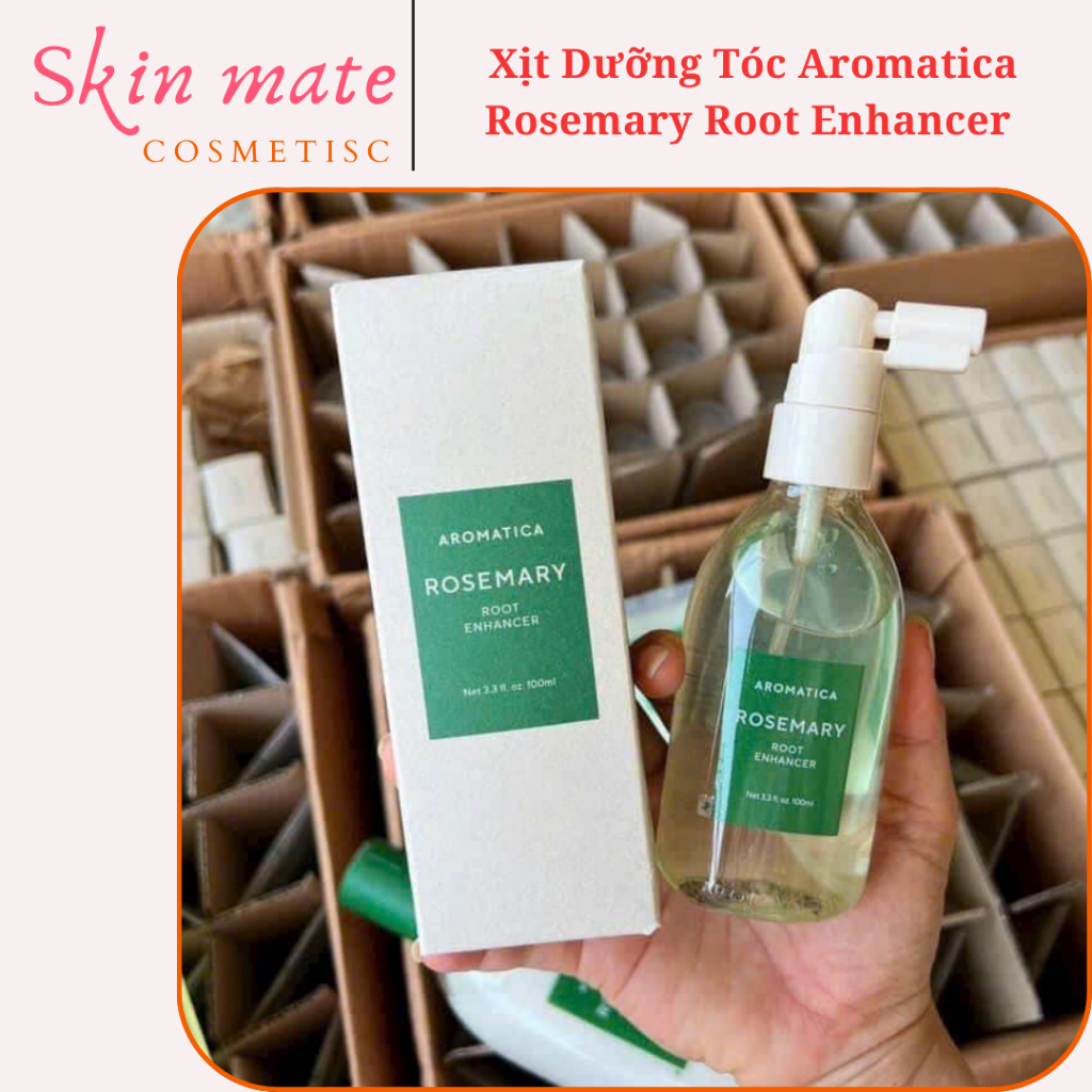 Xịt Dưỡng Tóc Aromatica Rosemary Root Enhancer 100ml