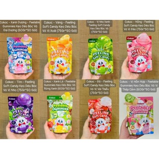 Kẹo Dẻo Trái Cây Lột Vỏ 3D COKOC Ít Đường   Ăn Vặt Candy