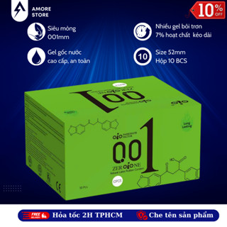 Bao cao su siêu mỏng 001 oio, kéo dài quan hệ, nhiều gel bôi trơn gốc nước, bcs chống xuất tinh sớm