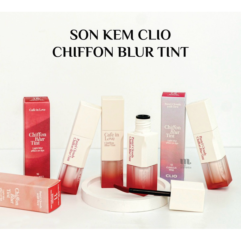[CHÍNH HÃNG 100%] SON KEM CLIO CHIFFON BLUR TINT