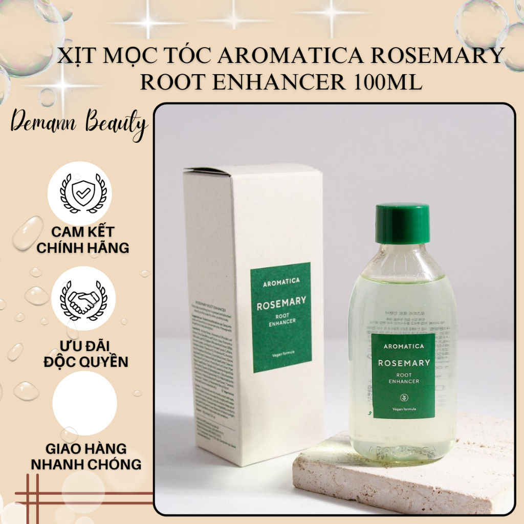 Xịt Mọc Tóc Aromatica Rosemary Root Enhancer 100ml