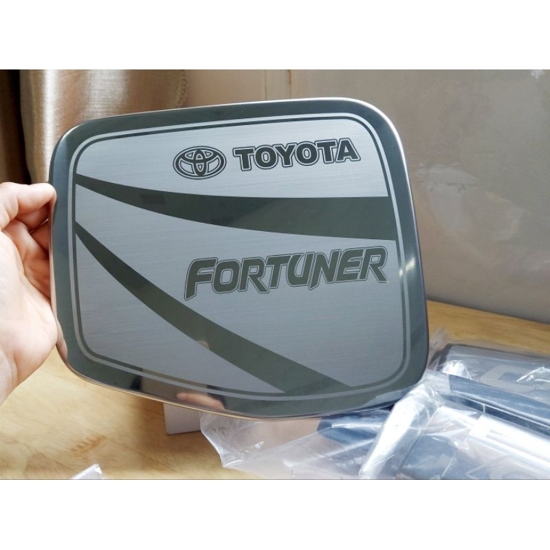 🔥FORTUNER🔥Ốp nắp bình xăng dầu trang trí xe Fortuner 2006..2015 chất liệu inox xịn #fortuner #opnapd