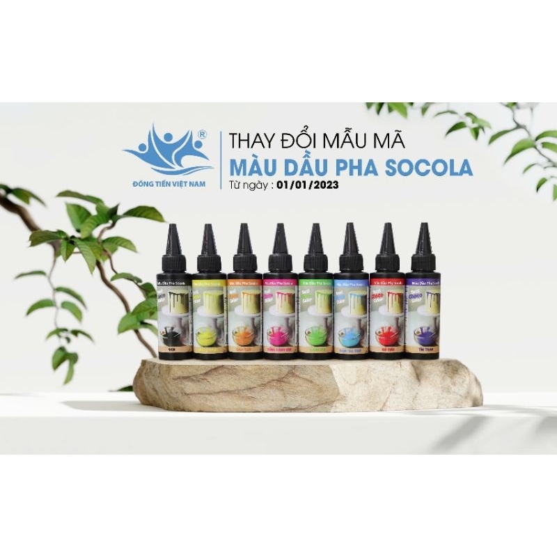 (CHAI 50ML)BẢNG 8 MÀU DẦU PHA SOCOLA HOẶC CÁC SẢN PHẨM GỐC DẦU