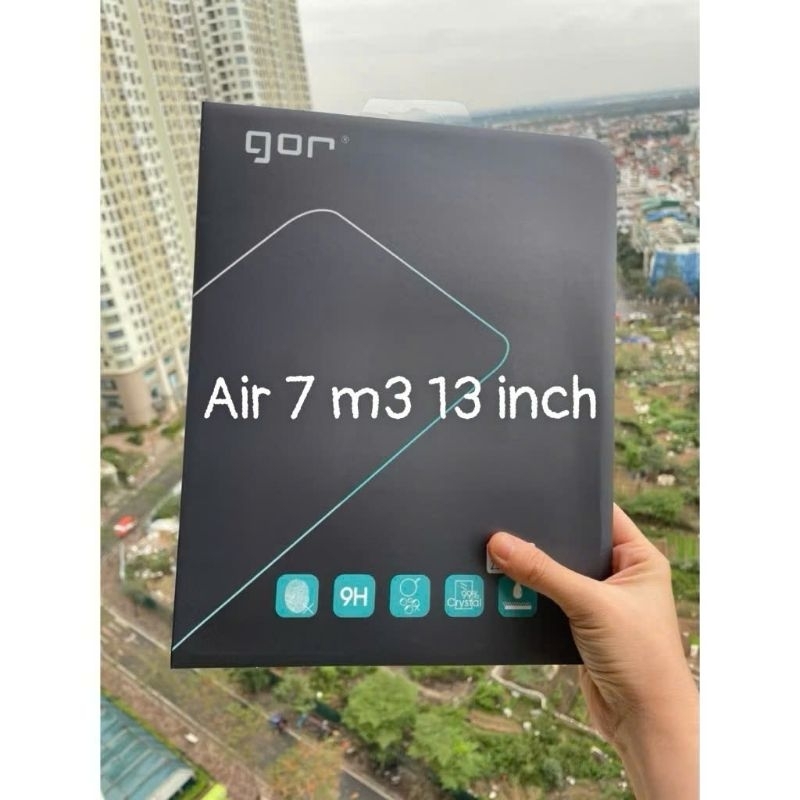 Kính cường lực Gor cho ipad Air 7 M3 13 inch 2025 Kính trong suốt siêu mượt