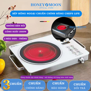 Bếp hồng ngoại Honey Chef Life [CHUẨN BẢN NÂNG CẤP] công suất 3500W không kén nồi, không bức xạ