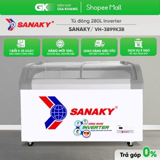 VH-3899K3B - Tủ Đông Sanaky Inverter 280 Lít VH-3899K3B [Toàn Quốc]