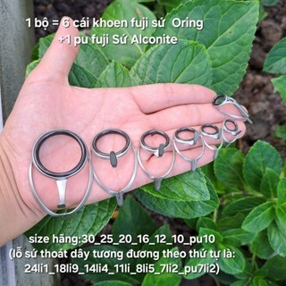  khoen fuji oring,pu alconite  size depa 30_25...pu10 hợp dựng cần câu ngâm,bè,tra,... 