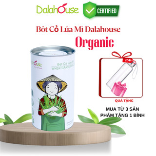 Bột cỏ lúa mì Dalahouse 100% nguyên chất Hộp 20 gói tiện lợi Date mới (Wheat grass powder)