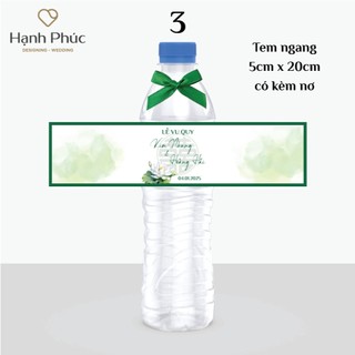 Bộ thẻ cảm ơn + Tem dán nước suối - Nhiều mẫu lựa chọn