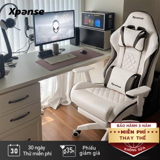 Ghế gaming Xpanse-X8 gối đầu & lưng mút nhớ, ngả như sofa, hỗ trợ bền bỉ