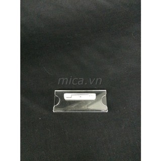 Thẻ Tên Mica Trong Suốt Dễ Sử Dụng