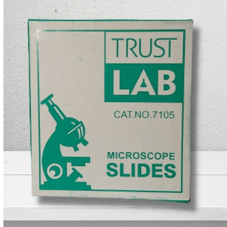 Lam kính mài 7105 TrustLab - Lam kính 7105 (hộp 72 miếng) dùng trong thí nghiệm, xét nghiệm