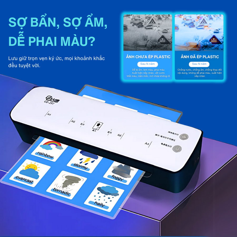 [Tặng màng ép] Máy ép plastic khổ A4 BESTCHOICE - Phù hợp ép màng ảnh, poster, An toàn, dễ sử dụng | BigBuy360 - bigbuy360.vn