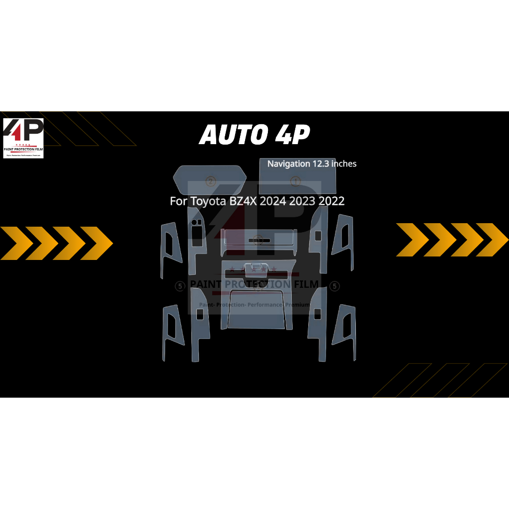 PPF nội thất Toyota BZ4X - Full bộ bảo vệ nội thất - chống xước, che mờ vết xước