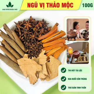 Ngũ vị thảo mộc 100g, khử mùi, thanh lọc không khí, có bán dạng bột - Chợ Thảo Dược Việt
