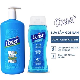 Sữa tắm Coast 532ml - 946ml của Mỹ