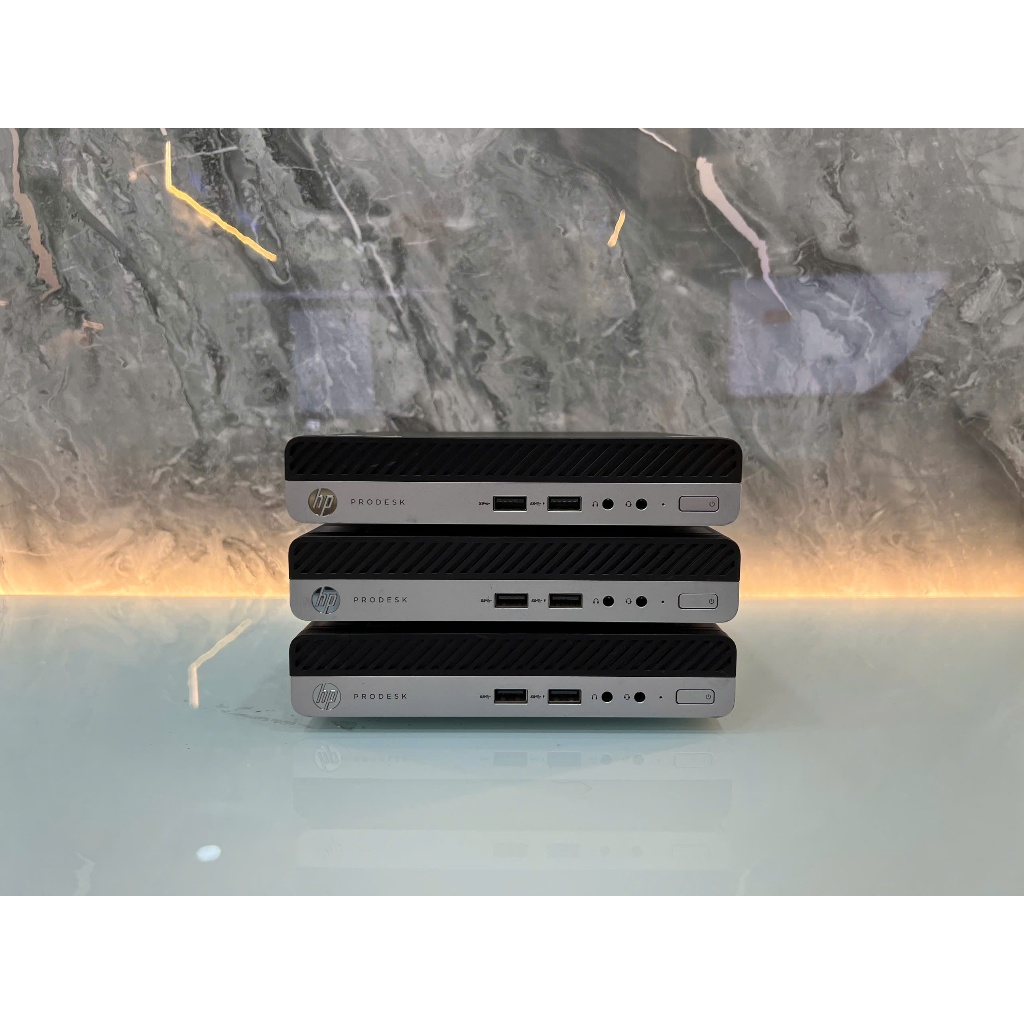 Máy Tính Đồng Bộ Mini HP - Core i3/i5/i7 thế hệ 8+9 - Ram 8GB - SSD 256GB Wifi Bluetooth  (Tặng Phím+Chuột+)