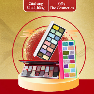  Bảng mắt Qianyan Natural Color Starring 16 ô màu lung linh có ánh nhũ lấp lánh 