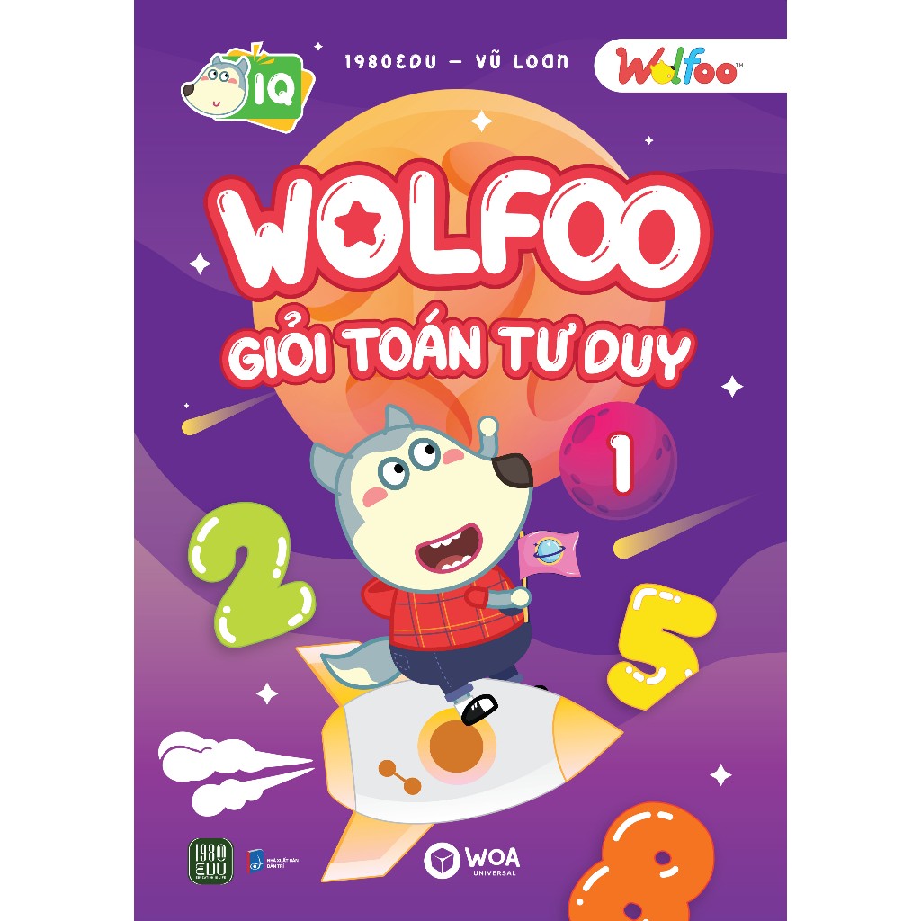 Sách - Wolfoo Giỏi Toán Tư Duy 1 (1980 Books Store)