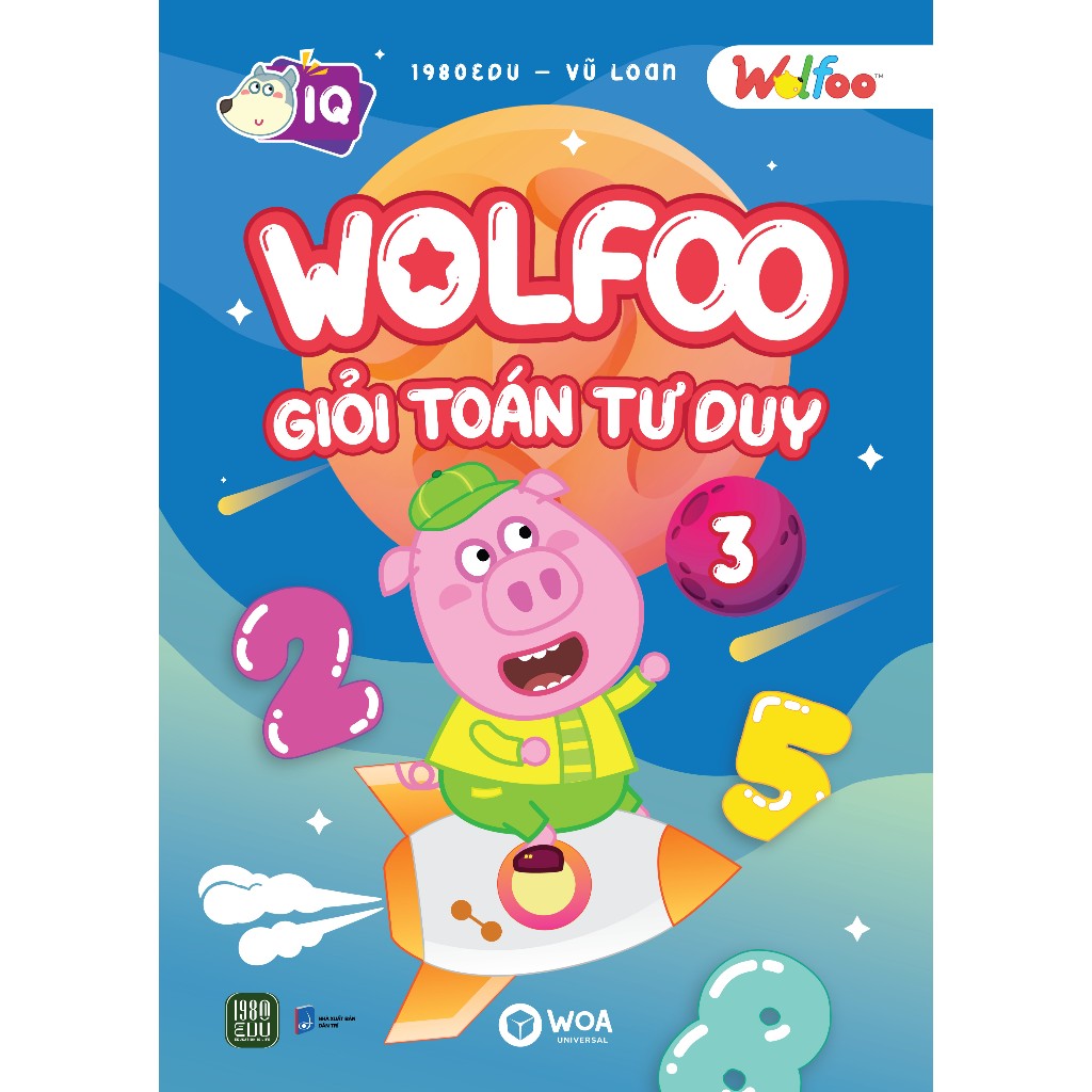 Sách - Wolfoo Giỏi Toán Tư Duy 3 (1980 Books Store)