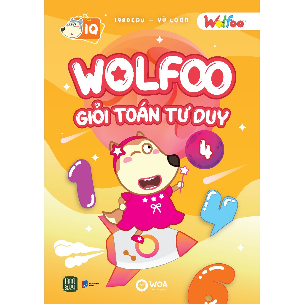 Sách - Wolfoo Giỏi Toán Tư Duy 4 (1980 Books Store)