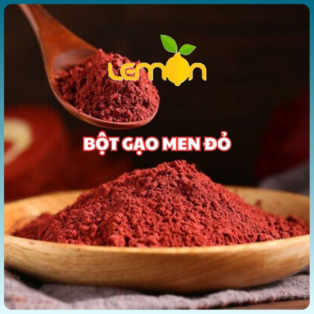 1Kg Bột hồng cúc (Red Yeast Rice) - Bột gạo men đỏ tạo màu cho gà ủ muối, lạp xưởng, jambon, bánh kẹ