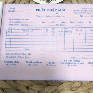 PHIẾU NHẬP KHO 3 LIÊN(150TỜ) (Y)