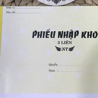 PHIẾU NHẬP KHO 3 LIÊN(150TỜ) (Y)
