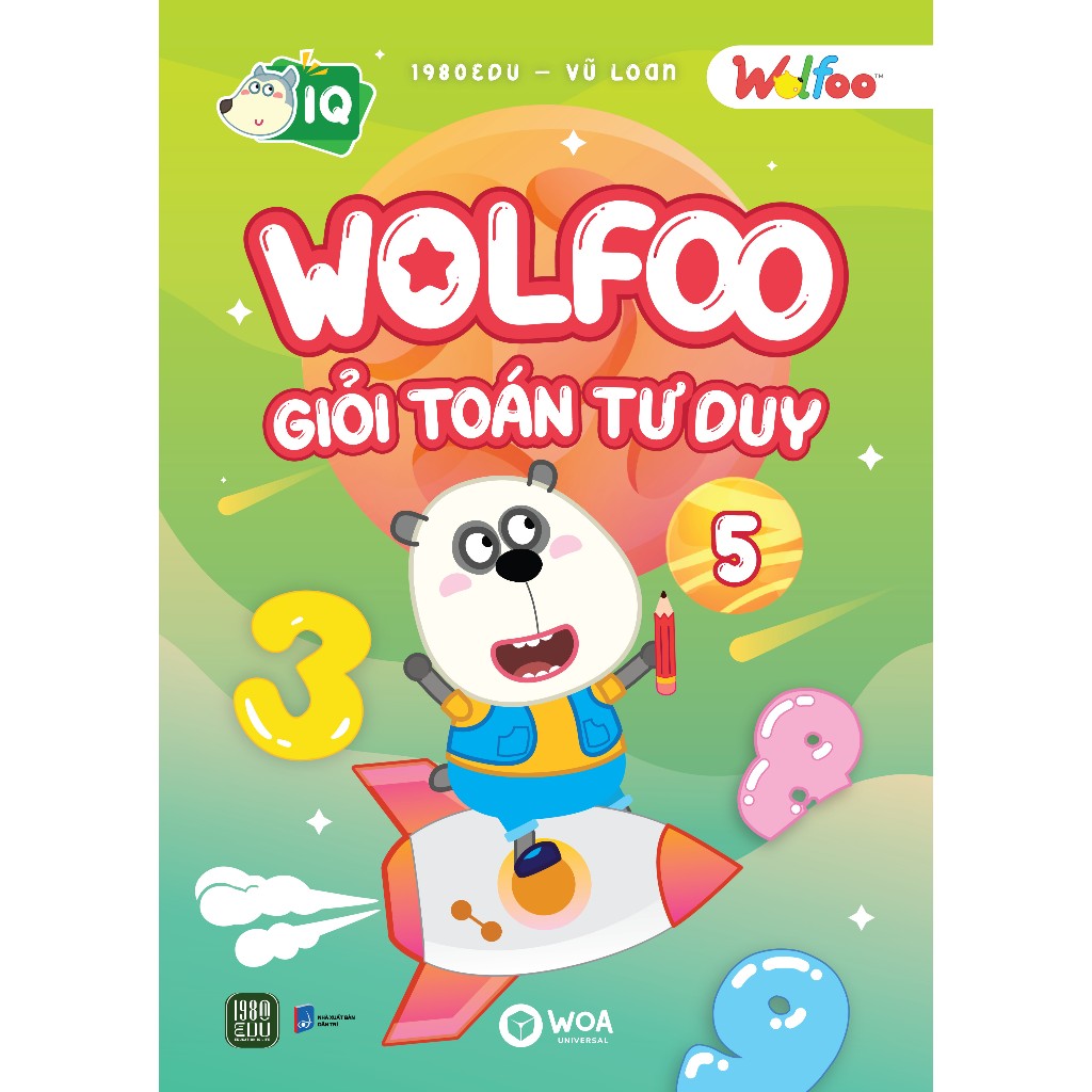 Sách - Wolfoo Giỏi Toán Tư Duy 5 (1980 Books Store)