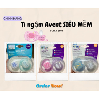 Ti ngậm/Ty giả Avent Ultra Soft 0-6/6-18m (tháng)