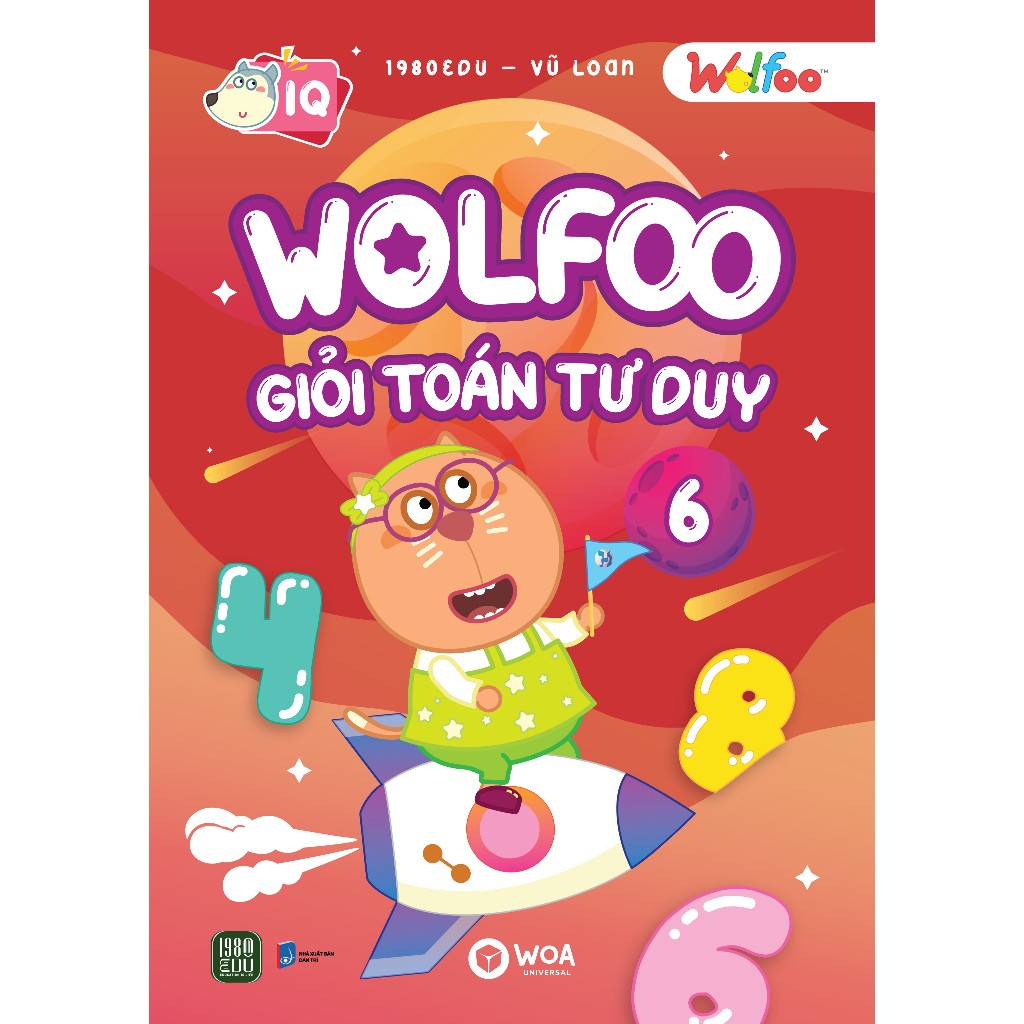 Sách - Wolfoo Giỏi Toán Tư Duy 6 (1980 Books Store)