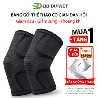  Đai Bó Gối Đai Bảo Vệ Đầu Gối Khớp Đầu Gối Co Giãn Đàn Hồi Thoáng Khí Giảm Chấn Thương Gân Kheo NS 