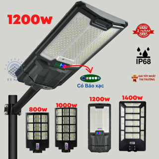 Đèn Năng Lượng Mặt Trời Sân Vườn TT SOLAR Đèn Liền Thể Kép 1200W, 100W, 800W, Cảm Biến Chuyển Động
