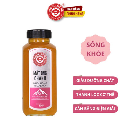 Mật ong chanh muối hồng Himalaya Honimore Natural & Healthy 500g - Tiện lợi, giải khát