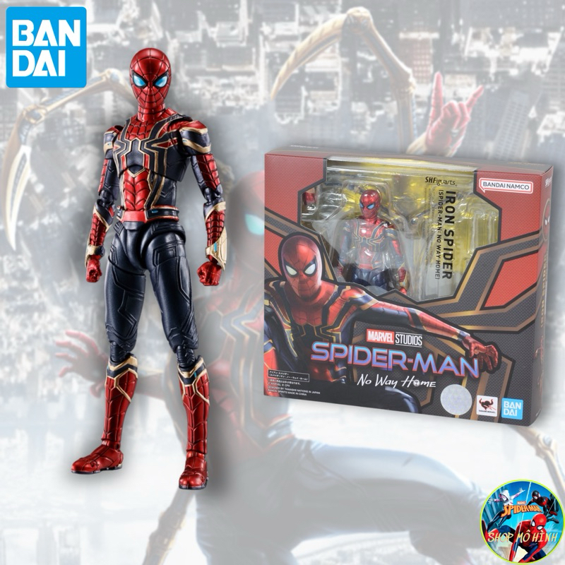 Mô Hình SHF Iron Spider (Spider-Man: No Way Home) Chính Hãng BANDAI