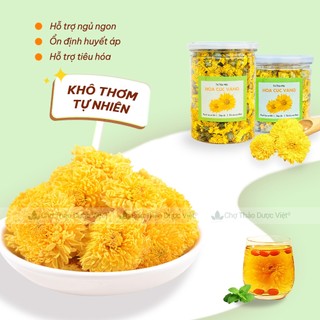 Hoa cúc vàng 100g, trà hoa cúc khô, nguyên bông vàng đẹp, trà hoa cúc vàng, tốt cho sức khoẻ