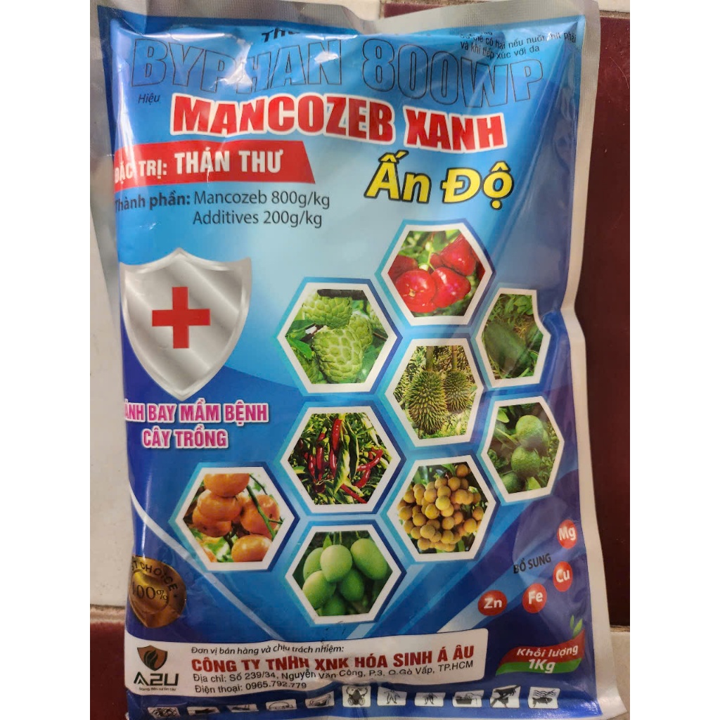 Mancozeb xanh (gói 1kg)