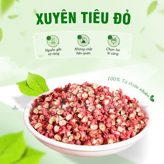 Xuyên tiêu đỏ 100g, hoa tiêu tứ xuyên, cay, thơm, gia vị tẩm ướp món ăn, lẩu tứ xuyên chuẩn vị