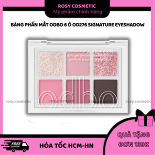 [HỎA TỐC] Bảng Phấn Mắt Odbo Tone Nâu Tây Signature Eyeshadow Palette OD276 - Bảng Màu Mắt Tông Nâu Trà Sữa 4,8g