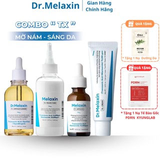 Dr Melaxin ,Combo kem dưỡng TX ,serum TX ,toner TX ,Sữa rửa mặt TX , đánh bay sạm nám, tàn nhang