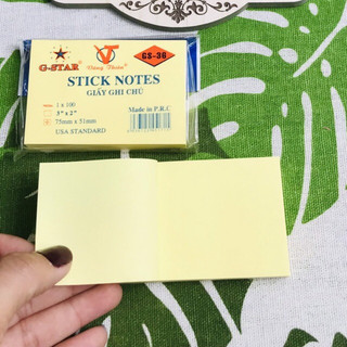 GIẤY NOTES VÀNG ĐỦ KÍCH CỠ