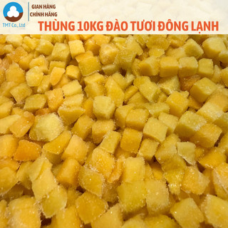 [Hỏa tốc HN] Thùng 10kg Đào tươi đông lạnh miếng nhỏ