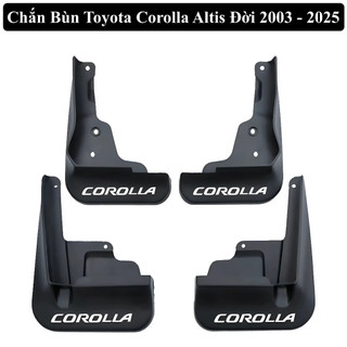 Chắn Bùn Corolla Altis Chất Liệu Nhựa Dẻo Tặng Kèm Ốc Vít