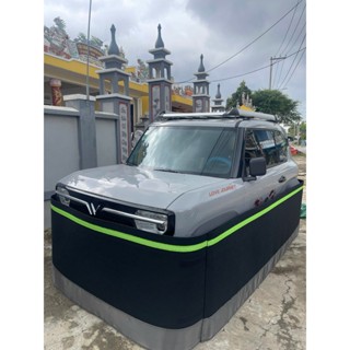 quây lưới chống chuột cho xe vinfast vf3, hàng loại 1 chân lưới inox 304 tặng dây cáp và ổ khóa