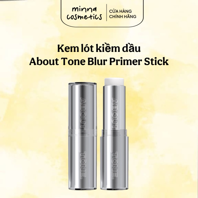 [About_Tone] Kem Lót Dạng Thỏi Kiềm Dầu Mờ Lỗ Chân Lông ABOUT TONE BLUR PRIMEE STICK